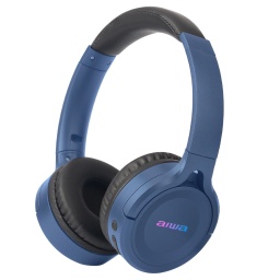 AURICULARES AIWA CON BT PLEGABLE AZUL AW-K17 U