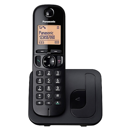 TELEFONO INALAMBRICO DECT 1.9HZ CON I.D TGC210LCB NEGRO PANASONIC