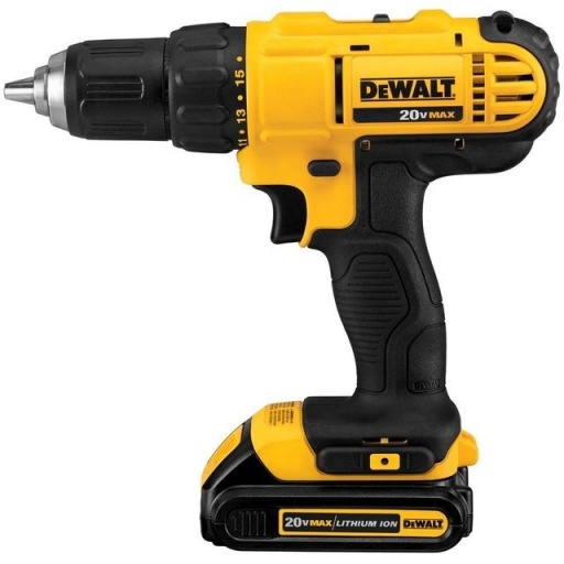 TALADRO ATORNILLADOR  DEWALT 1/2" 20V MAX ION-LITIO DCD771C2