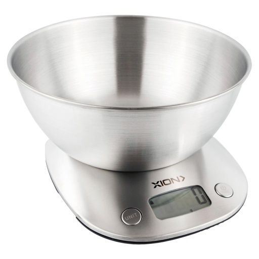 BALANZA DE COCINA DIGITAL XION 5KG INOX