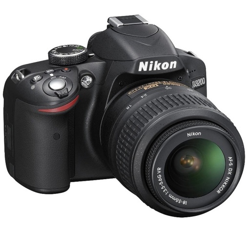 CAMARA NIKON D3200 24MP LENTE 18-55 REFLEX