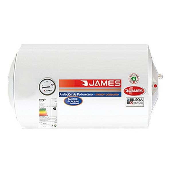 Calefon James Termotanque Horizontal Acero 80 Lts