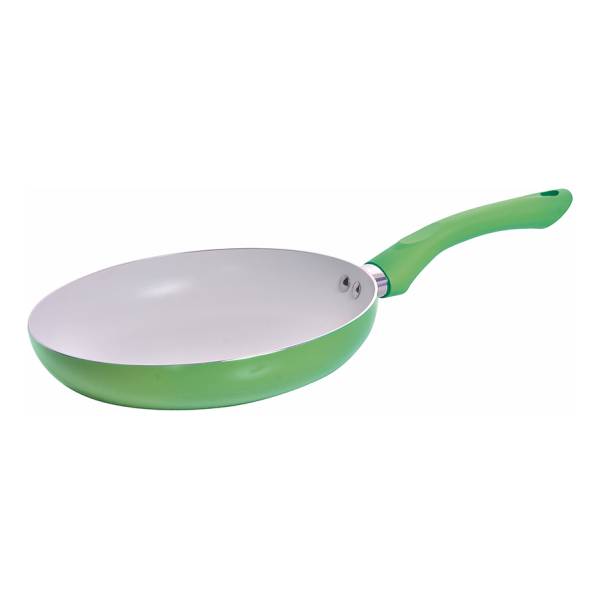 Sarten De Aluminio 24 Cm Con Interior Ceramico Cuori Verde