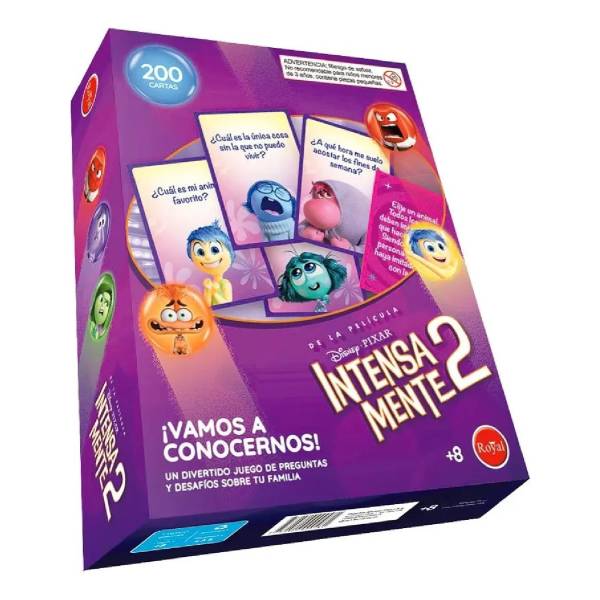 Juego Vamos A Conocernos Intensamente 2 Disney Pixar