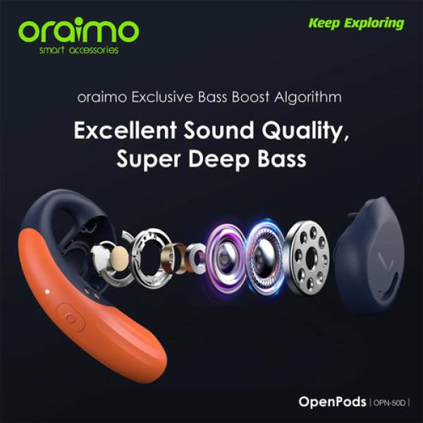 Auriculares Inalámbricos Oraimo Openpods Bt Llamadas - Imagen 5