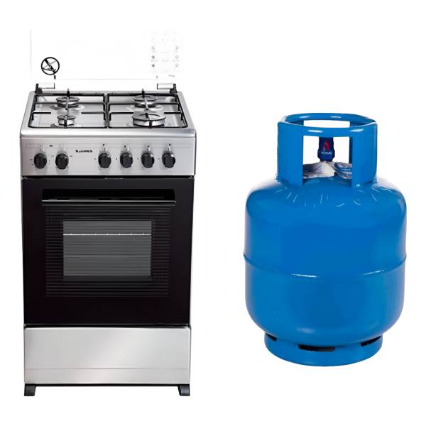 Cocina James Combinada C555 4 Hornallas + Envase Garrafa 13k - Imagen 2