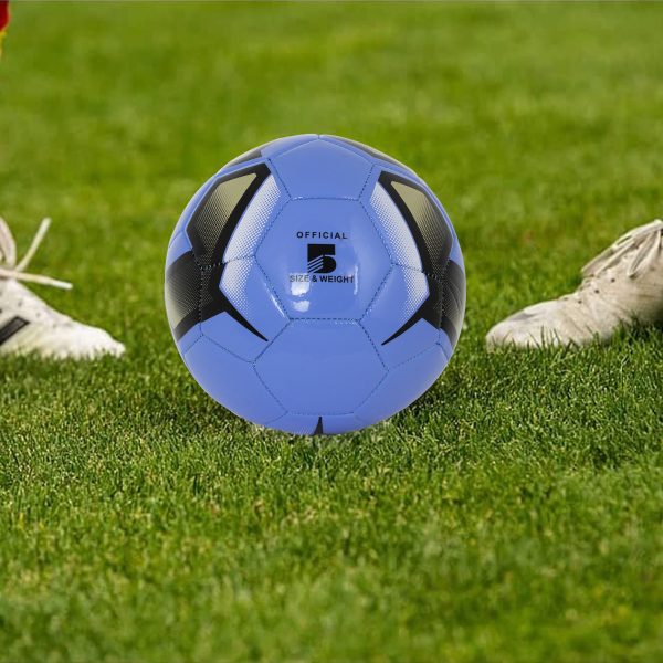 Pelota Futbol N°5 Celeste - Imagen 2