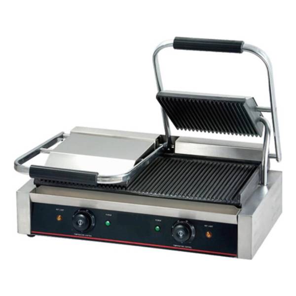 Sandwichera Electrica Grillada Con Prensa Doble Lundar