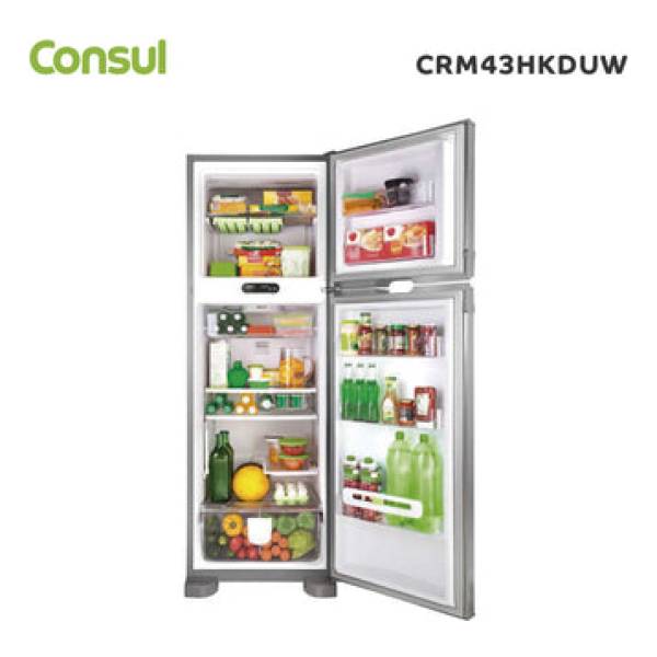 Refrigerador Heladera Consul Frio Seco 386 L Gris - Imagen 4