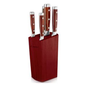 Set De Cuchillos 6 Pzas Cuori Noce