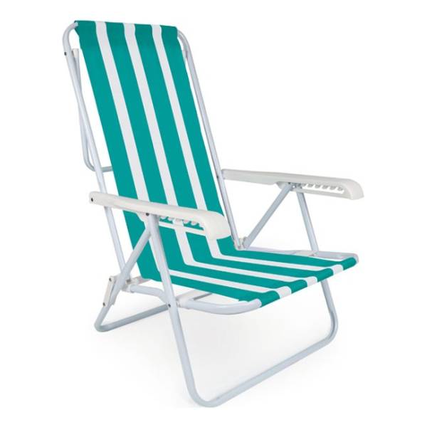 Silla Mor Reposera Plegable 8 Posiciones Acero