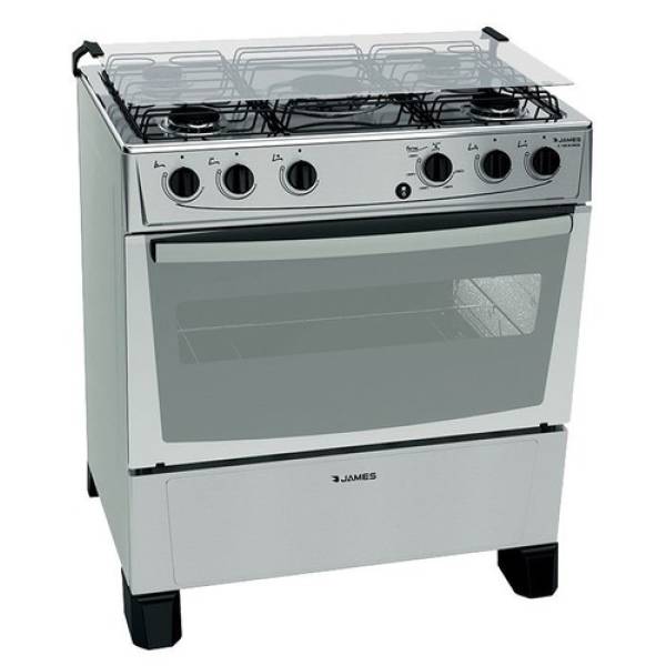 Cocinas James 5 Hornallas C150 Titanium + Envase Garrafa 13k - Imagen 3