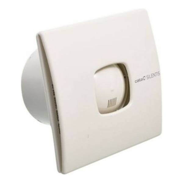 Ff Extractor De Aire Silencioso Baño Blanco Cata Salida 10cm