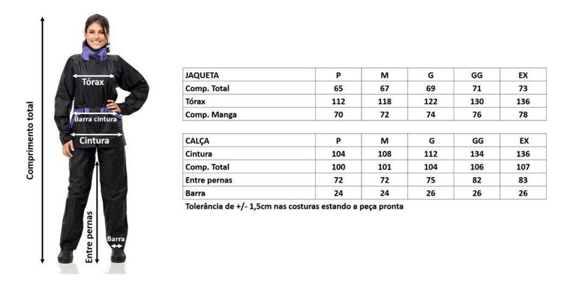 Equipo De Lluvia Pantaneiro Dama Talle S Al 5xl - Imagen 4