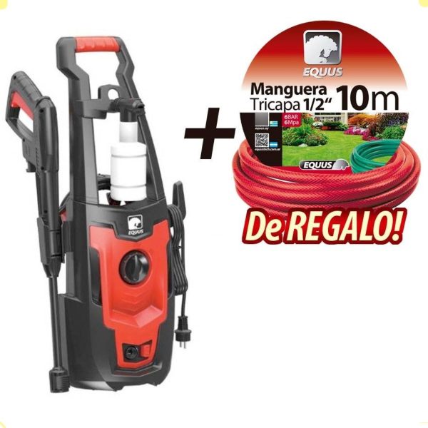 Hidrolavadora Equus 100 Bar 1200w Manguera 10m De Regalo - Imagen 2