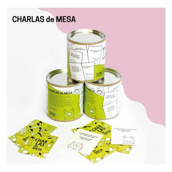 Juegos De Mesa En Lata Charlas De Mesa Chau Pantallas - Imagen 2