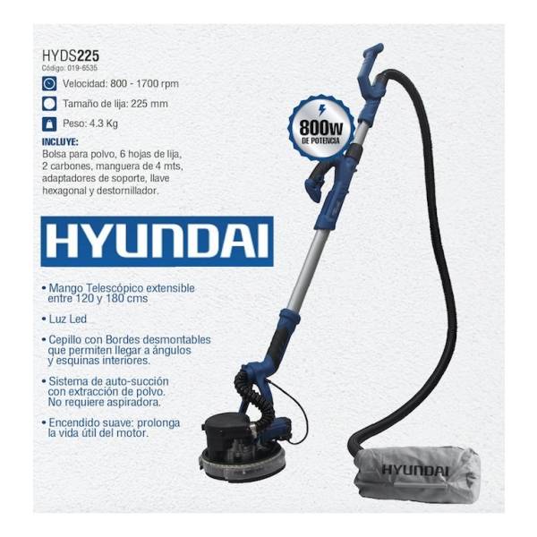 Ff Lijadora Yeso Jirafa Hyundai Hyss230 1.5 A 1.9mt 6 Lijas - Imagen 2