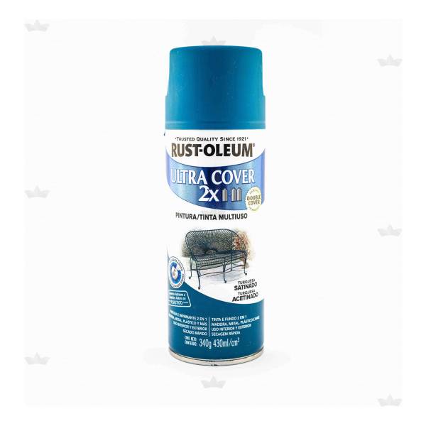 Pintura Aerosol Ultra Cover 2x Turquesa Satinado