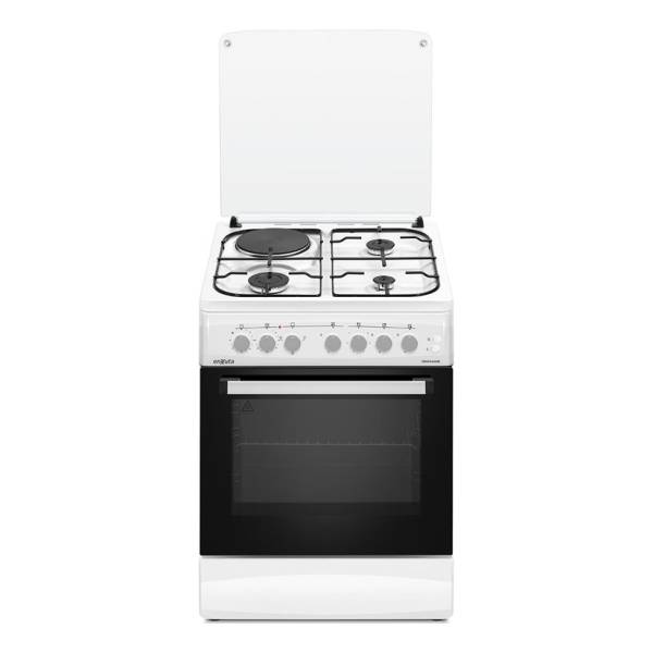 Cocina Combinada 3 Hornallas 1 Disco Electrico Blanca Origen
