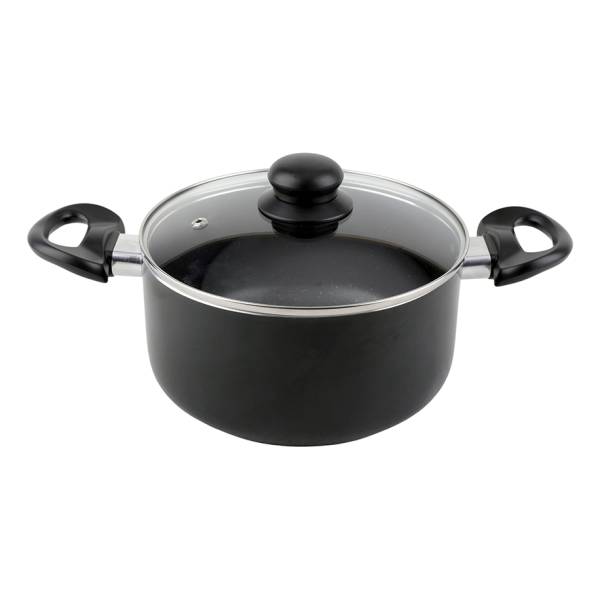 Cacerola De 24 Cm Cuori Black Interior Antiadherente