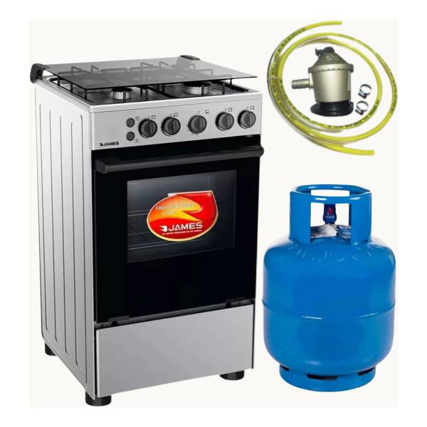 Cocina Gas James C 510 Mit 4 Hornallas + Envase Garrafa 13k