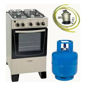 Cocina Combinada James C-205 Titanium + Envase Garrafa 13kg