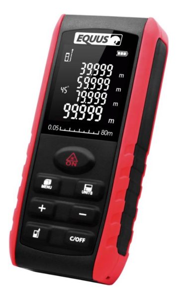 Medidor Digital De Distancias Laser Equus 70m Memoria - Imagen 2