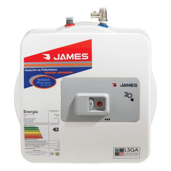 Termotanque 20lts Prisma Acero James