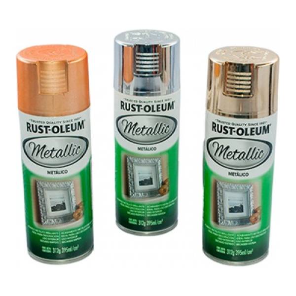 Pintura Aerosol Metalico Plata 312gr Rust Oleum