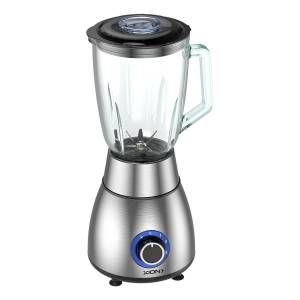 Licuadora Acero Jarra Vidro Xion 600w 4 Vel 1.5lts Xi-li610