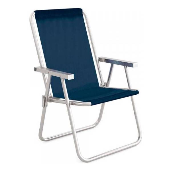 Silla Alta Conforto Sannet Aluminio Playa Jardin Mor