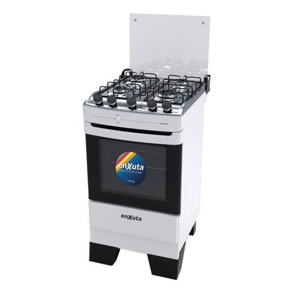 Cocina Supergas 4 H Enxuta Blanca Con Termocupla Y Grill