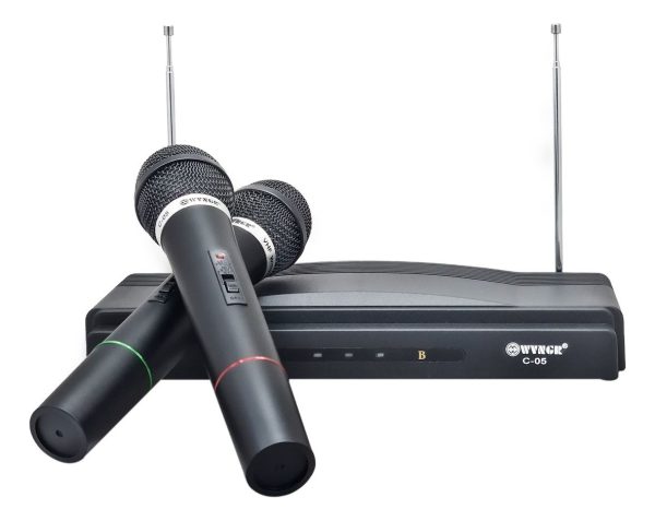 Microfono Inalambrico X2 Con Base (jtaccav005) Ferreservice - Imagen 3