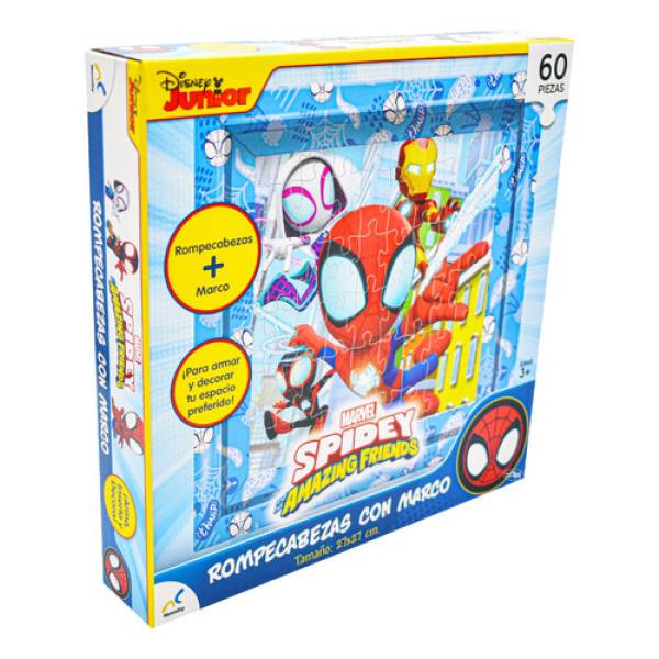 Marvel Spidey Rompecabezas Con Marco 60pz - Imagen 2