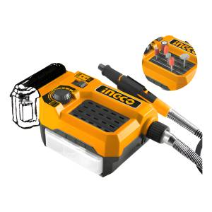 Mini Torno A Bateria 20v P20s Inalambrico C Accesorios