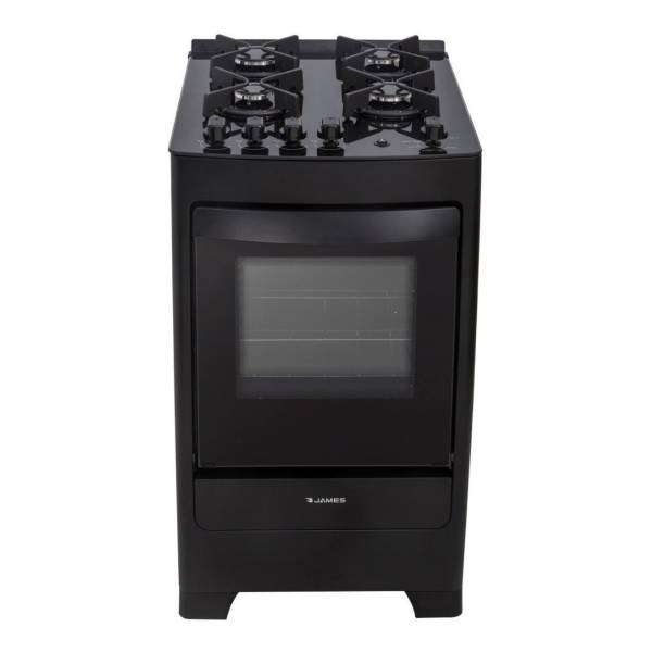 Cocina James A Gas C 700 Negra 4 H + Envase Garrafa 13kg - Imagen 4