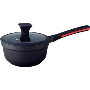 Cazo De 18cm Con Antiadherente Cuori Nero