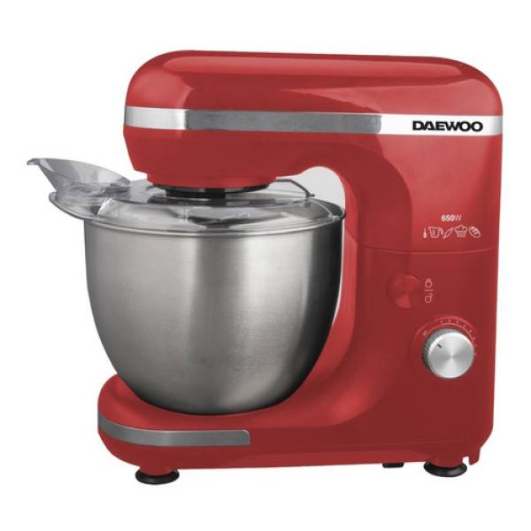 Batidora Planetaria Daewoo Ka2216g Rojo 650w 6 Velocidades - Imagen 4