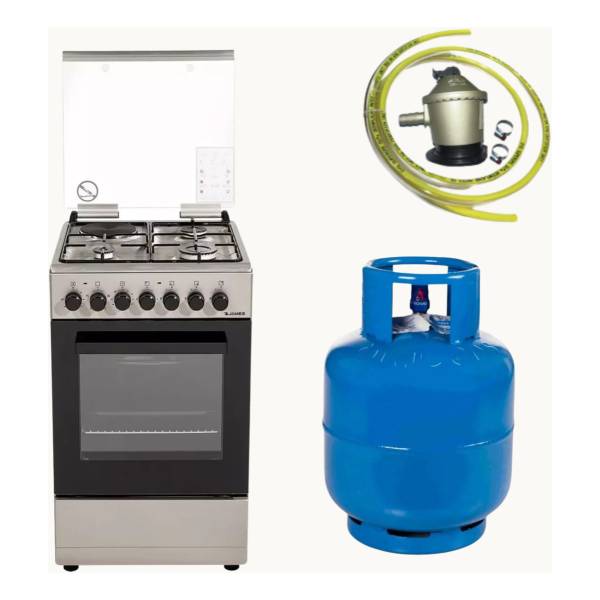 Cocina Combinada James C211 Inoxidable + Envase Garrafa 13kg