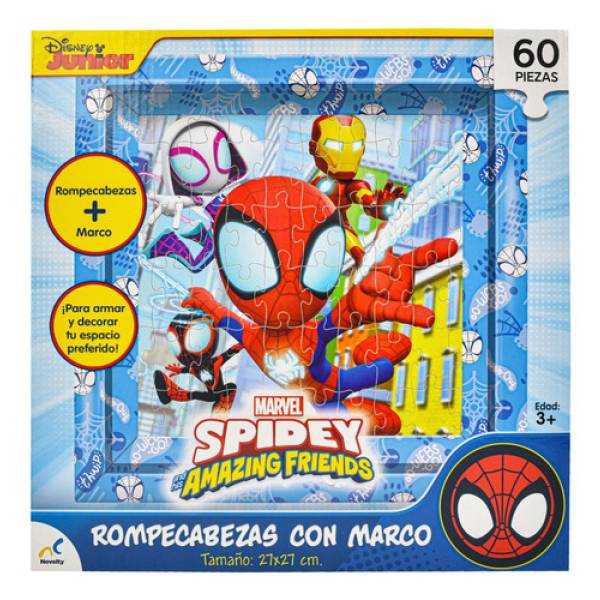 Marvel Spidey Rompecabezas Con Marco 60pz