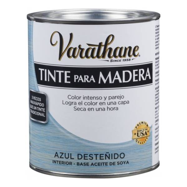 Tinte P/madera Varathane Azul Desteñido 0.237lts.