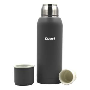 Termo Ícaro Con Tapa Cuori Gris 1 Lt