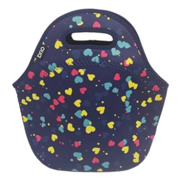 Lunchera Neopreno Brio Corazoncitos