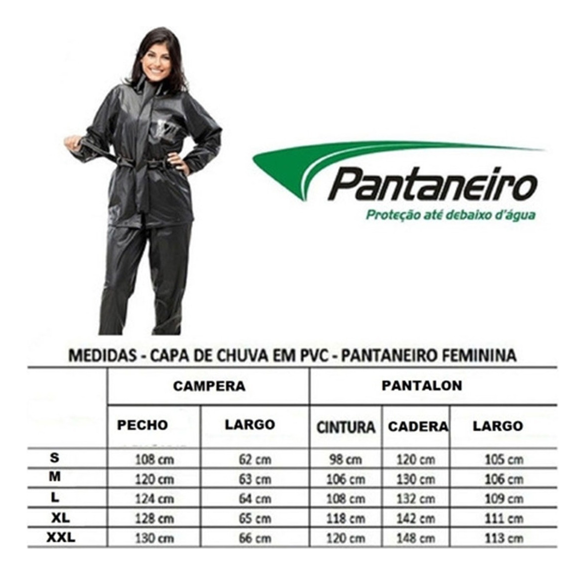 equipo de lluvia pantaneiro