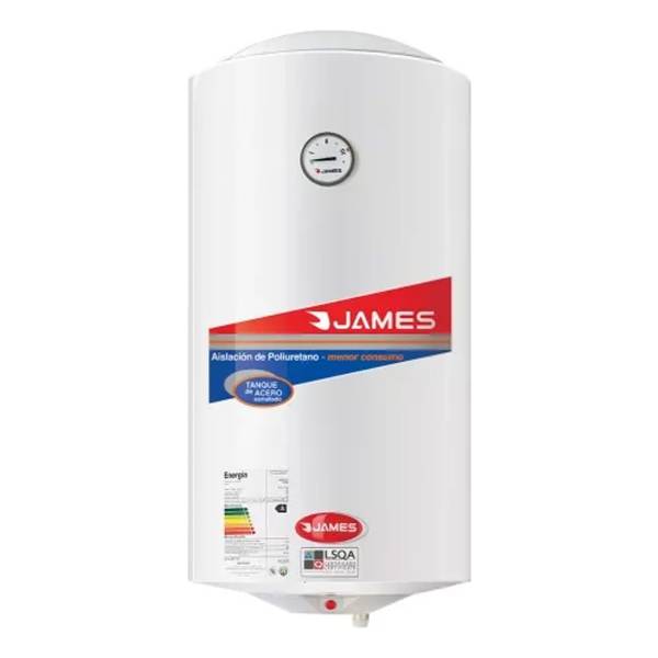 Termotanque 80lts Cilindrica Acero James