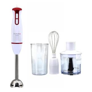 Mixer Futura Fut-bm650 650w Blanco 2 Velocidades Con Batidor Picador Y Vaso