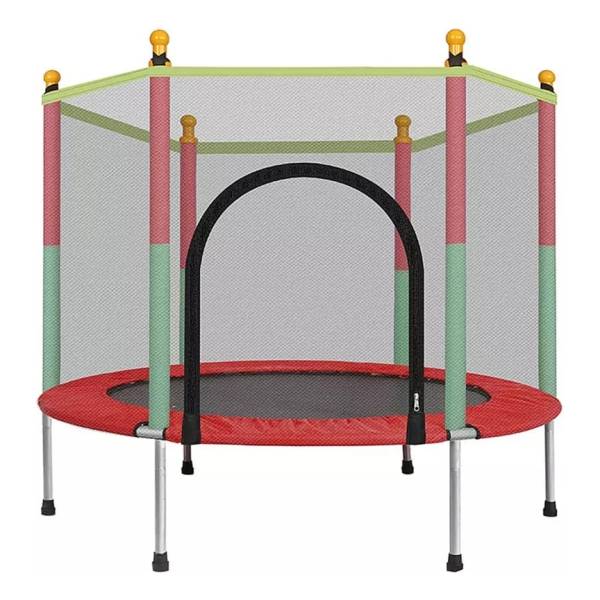 Cama Elastica Trampolín 140+ Cobertor + Red Colores