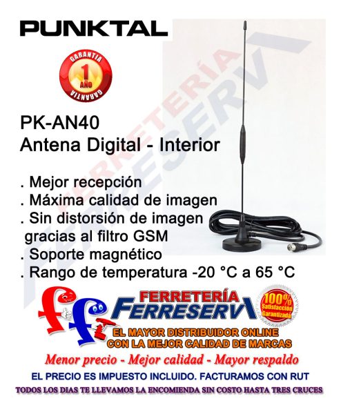 Antena Digital Para Interiores Punktal Pk An40 - Imagen 2