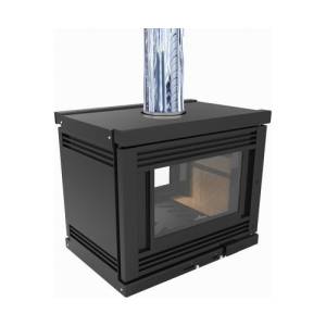 Estufa Calefactor Embutir O Pie Ombu Chica Doble Puerta Trom