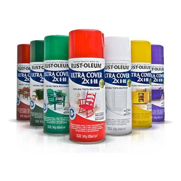 Pintura Aerosol Ultra Cover 2x Blanco Semi-brillante 340gr R